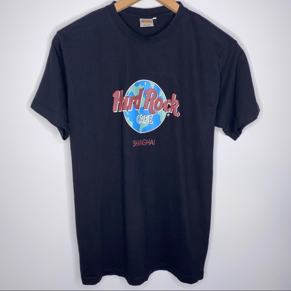Hard Rock Cafe Shanghai, China Youth Size XXL Graphic Tee -Excellent Condition